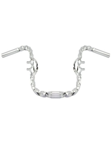 Cage Twisted Handlebar 13 25.4mm Chrome.